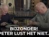 Peter gaat nieuwe gerechten proeven maar is niet enthousiast