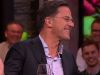 Applaus in de studio: Mark Rutte is van bil gegaan