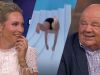 H�l�ne heeft filmpje van Pieter op de waterglijbaan: 'Bommetje van het jaar!'
