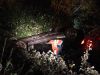 Drankrijder veroorzaakt ongeval, auto eindigt op zijn kop in greppel