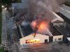 Camping ge�vacueerd wegens brandende loods, mogelijk asbest vrijgekomen
