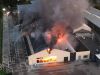 Camping ge�vacueerd wegens brandende loods, mogelijk asbest vrijgekomen