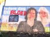 BBB-vlaggen en borden beklad met bloed, Van der Plas doet aangifte