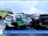 Enorme ravage A4 na ongeluk met veel auto's door gladheid