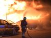 Grote brand in bouwketen en auto's Alphen aan den Rijn