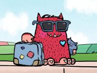 Lief Monster - Op reis dag